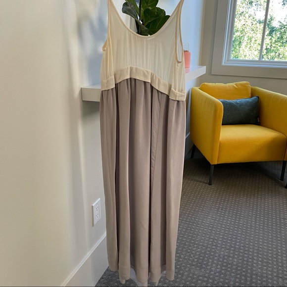 Wilfred Bisous Two-Tone 100% Silk Dress NWOT - Picture 2 of 12